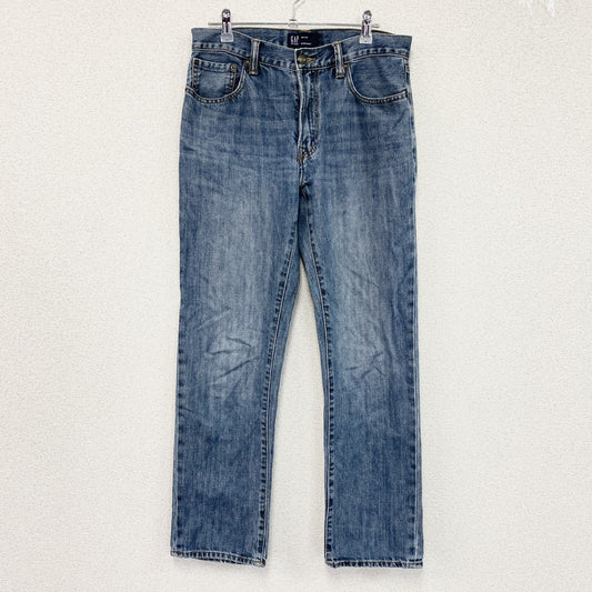 GAP　ギャップ　デニムパンツ/ジーンズ　ジップフライ　縦落ち　インディゴ　30サイズ
