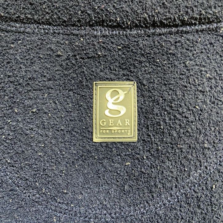 ～90s　GEAR FOR SPORTS　フリースプルオーバー　グレンビル州立大学　ネイビー　紺　2XLサイズ