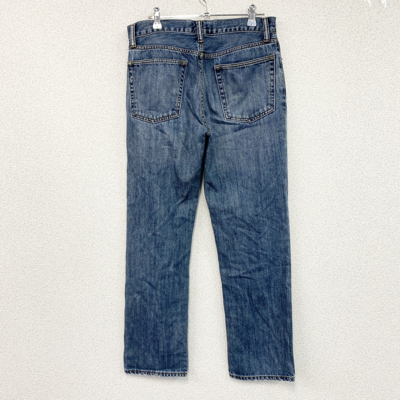 GAP　ギャップ　デニムパンツ/ジーンズ　ジップフライ　縦落ち　インディゴ　30サイズ