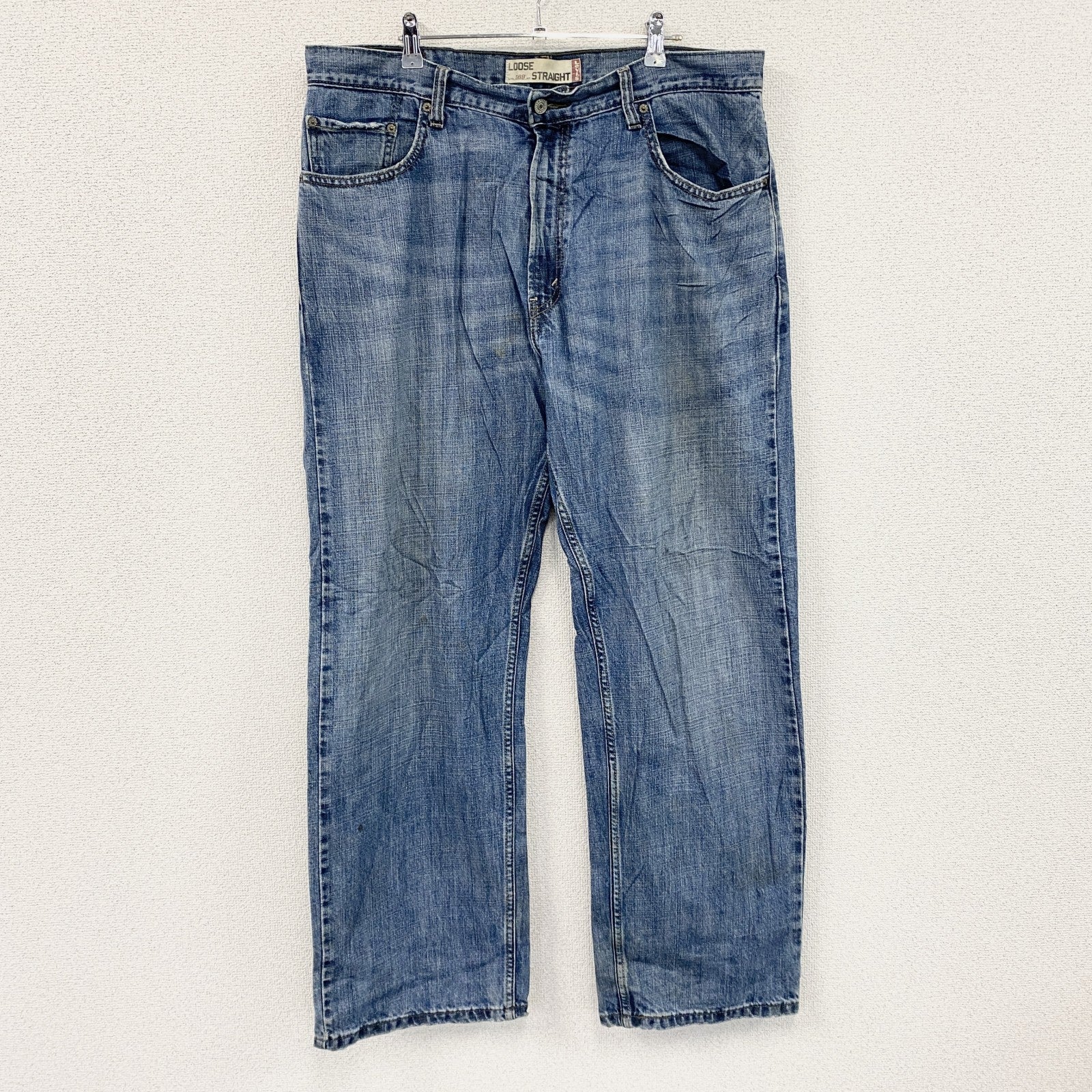 Levi’ｓ　リーバイス　569　デニムパンツ/ジーンズ　縦落ち　鬼ヒゲ　ジップフライ　インディゴ　W36サイズ