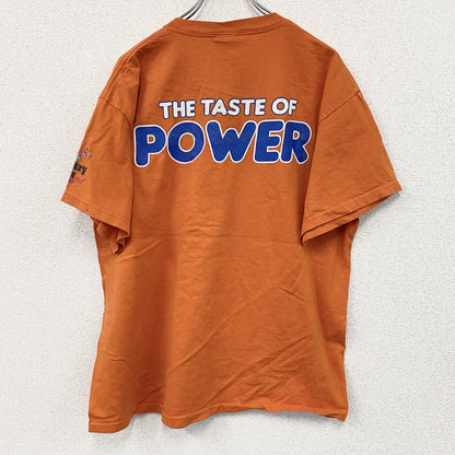 DELTA　HOOTERS　フーターズ　半袖プリントTシャツ　企業T　オレンジ　Lサイズ