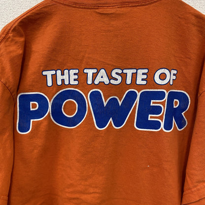 DELTA　HOOTERS　フーターズ　半袖プリントTシャツ　企業T　オレンジ　Lサイズ