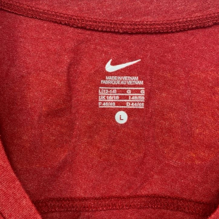 古着　used　NIKE　ナイキ　半袖カレッジプリントTシャツ　USC Trojans　USCトロージャンズ　赤　レッド