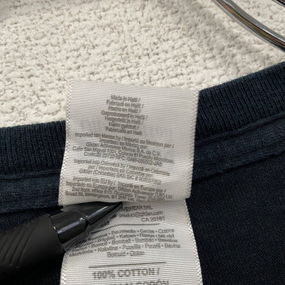 GILDAN　TIGERS SPRING　半袖プリントTシャツ　チームT　カレッジタイプ　黒　ブラック　Lサイズ