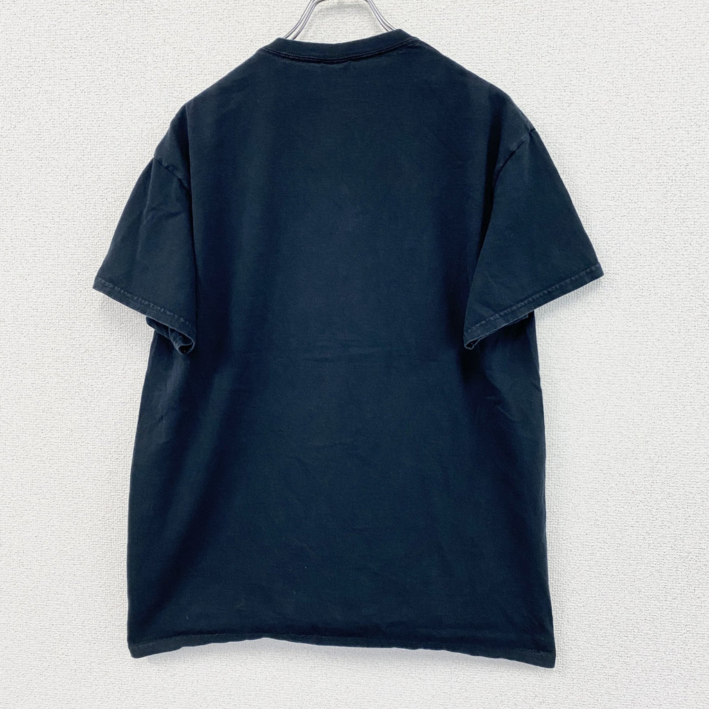 GILDAN　TIGERS SPRING　半袖プリントTシャツ　チームT　カレッジタイプ　黒　ブラック　Lサイズ