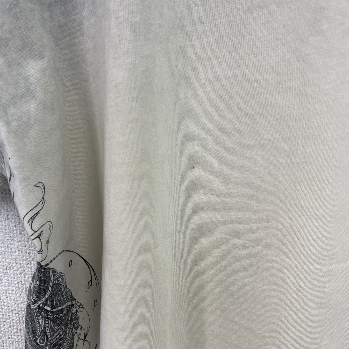古着 used　next　半袖プリントTシャツ　和柄　グレー　Mサイズ