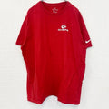 古着　used　NIKE　ナイキ　半袖プリントTシャツ　NFL　カンザスシティ　チーフス　キングダム　赤　レッド　XLサイズ