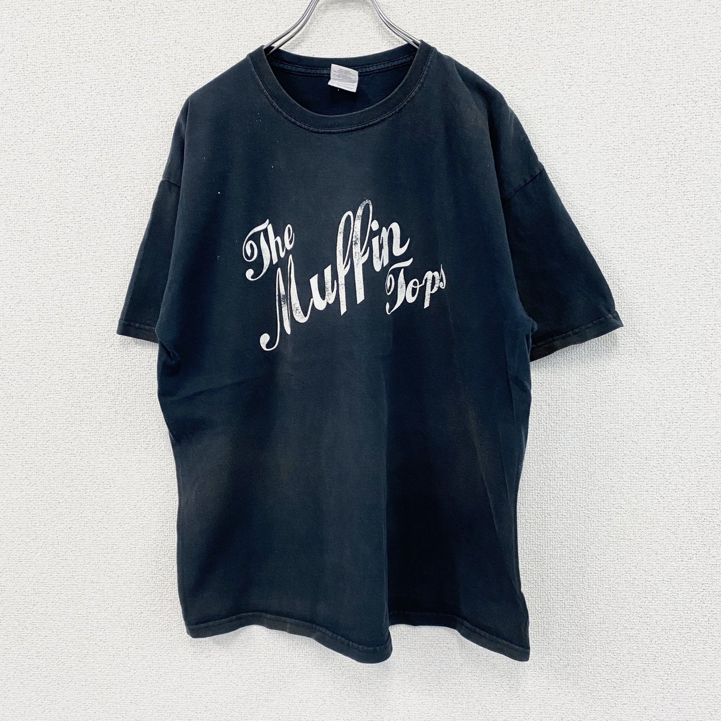 GILDAN　THE Muffin Tops　半袖プリントTシャツ　バンドＴ　黒　ブラック　XLサイズ