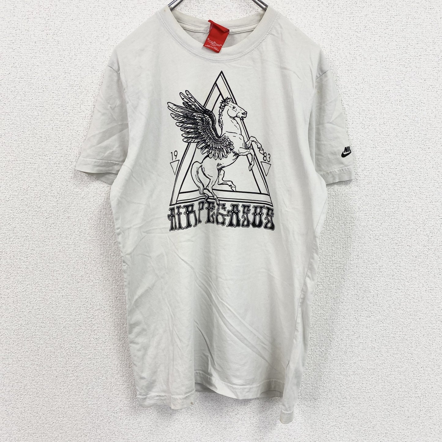 NIKE　ナイキ　エアペガサス　半袖プリントTシャツ　白　ホワイト　Mサイズ
