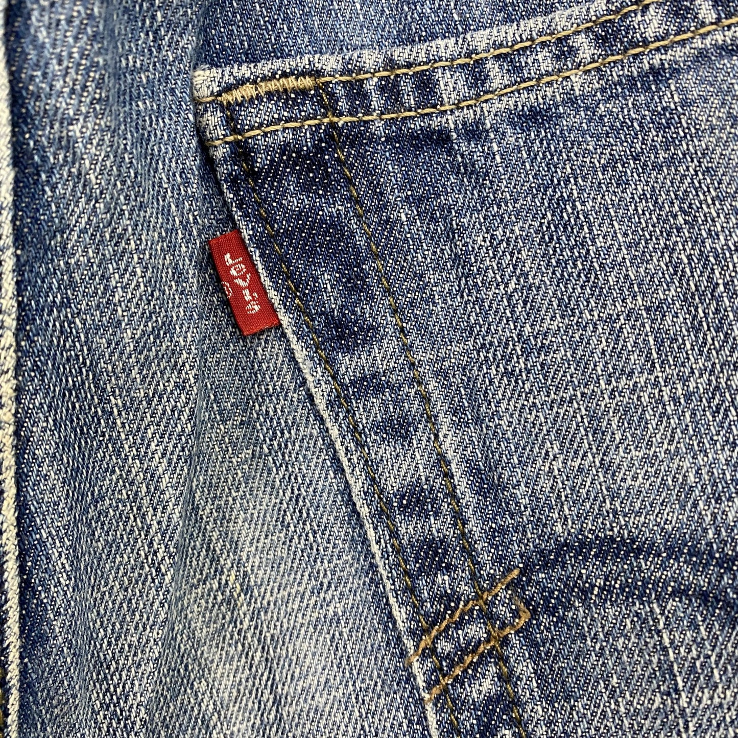 Levi’ｓ　リーバイス　569　デニムパンツ/ジーンズ　縦落ち　鬼ヒゲ　ジップフライ　インディゴ　W36サイズ