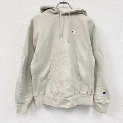 Champion　チャンピオン　リバースウィーブ　スウェットパーカー/フーディー　ベージュ　Mサイズ