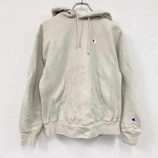 Champion　チャンピオン　リバースウィーブ　スウェットパーカー/フーディー　ベージュ　Mサイズ