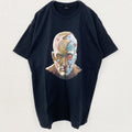 古着 used　半袖ムービープリントTシャツ　サイボーグ　クルーネック　レトロデザイン　黒　ブラック　XLサイズ