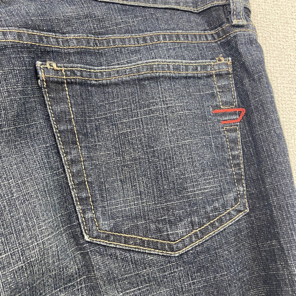 DIESEL　ディーゼル　デニムフレアパンツ/ジーンズ　ジップフライ　縦落ち　インディゴ　29サイズ