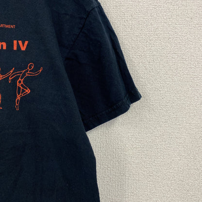 00s　GILDAN　ギルダン　半袖プリントTシャツ　8連プリント　両面プリント　ダンス　ヴィンテージ　紺　ネイビー　Sサイズ