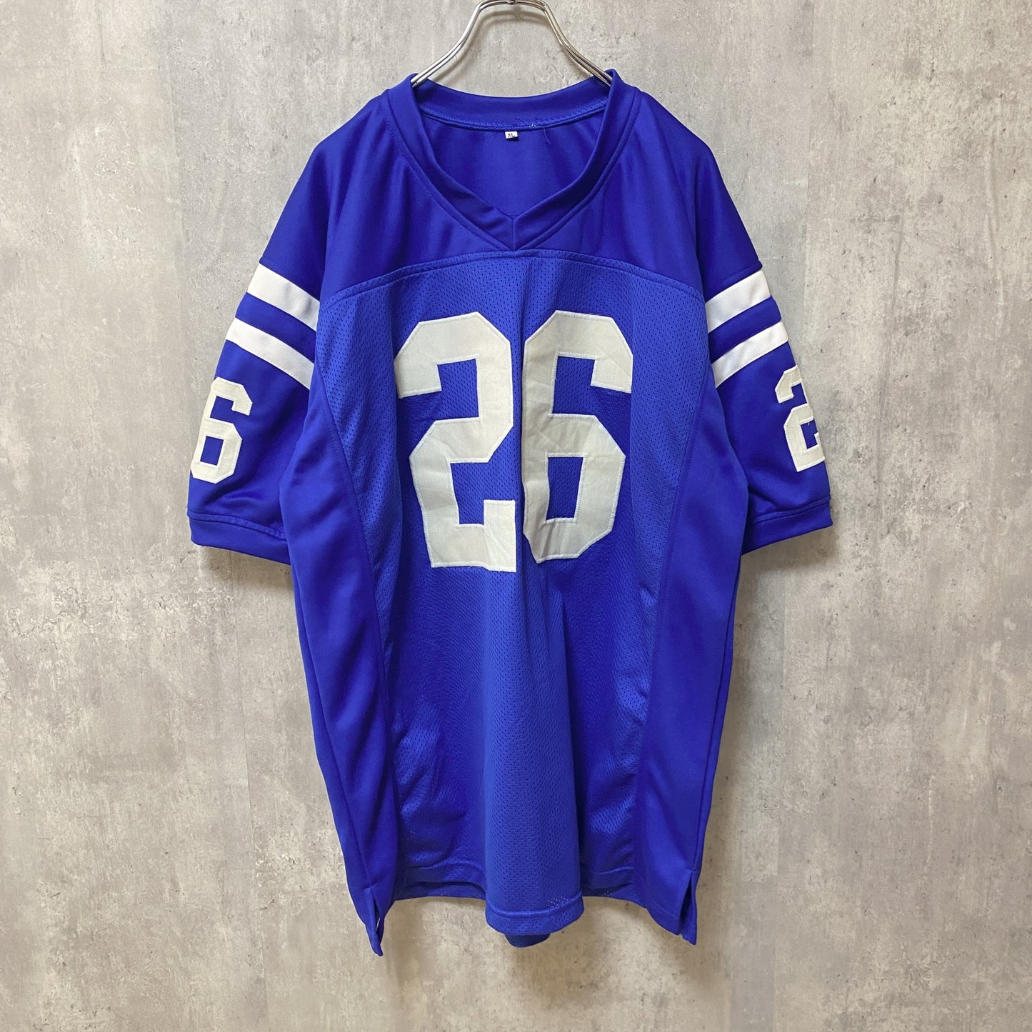 古着 used　MITCHELL　半袖ゲームTシャツ　ユニフォーム　26　青　ブルー　ビッグシルエット　オーバーサイズ　XLサイズ