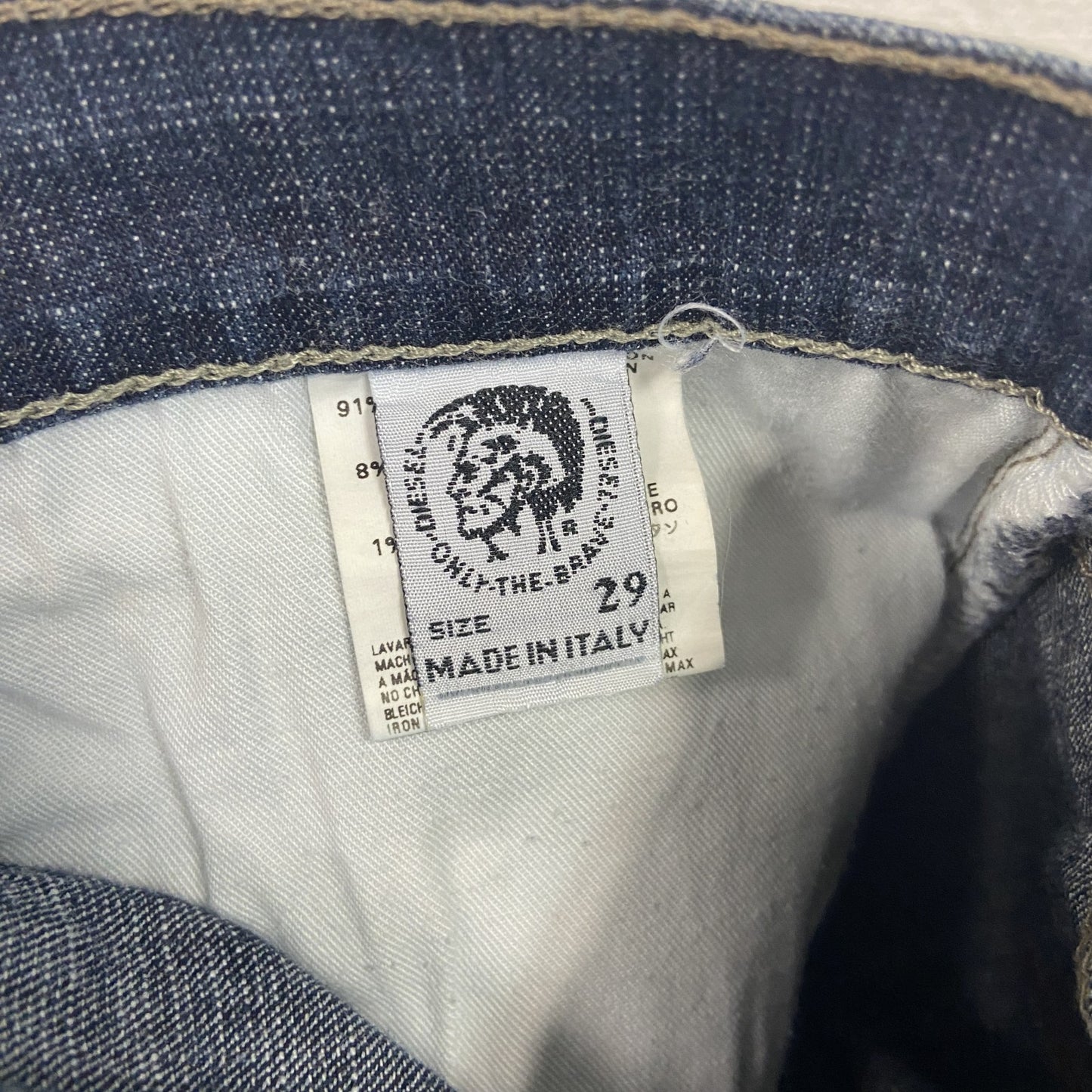 DIESEL　ディーゼル　デニムフレアパンツ/ジーンズ　ジップフライ　縦落ち　インディゴ　29サイズ