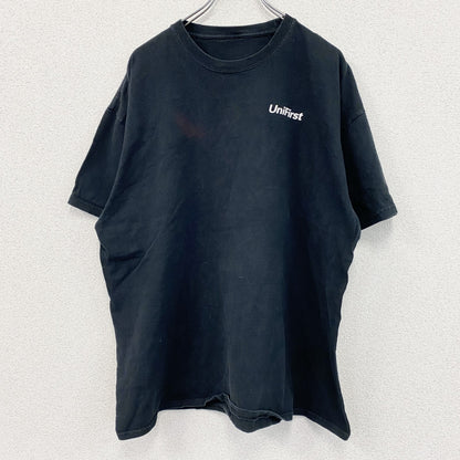 半袖プリントTシャツ　UnFirst　黒　ブラック