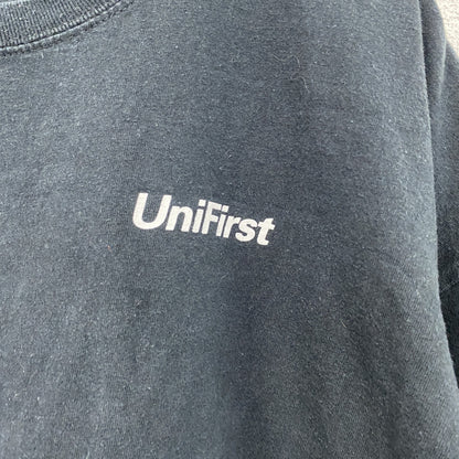 半袖プリントTシャツ　UnFirst　黒　ブラック