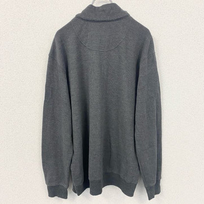 古着 used　U.S.POLOASSN.　ユーエスポロアッスン　長袖ハーフジップスウェット　プルオーバー　グレー　XLサイズ
