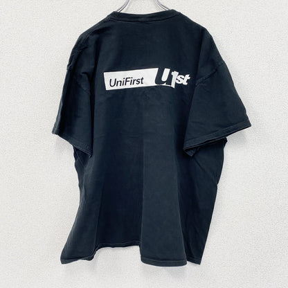 半袖プリントTシャツ　UnFirst　黒　ブラック