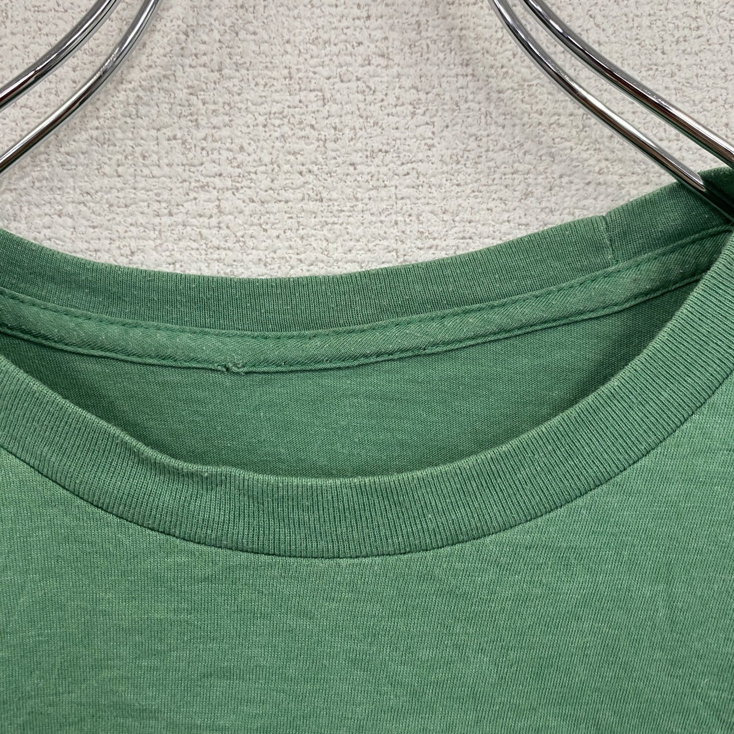 半袖プリントTシャツ　5連プリント　フェード　ワニ　緑　グリーン