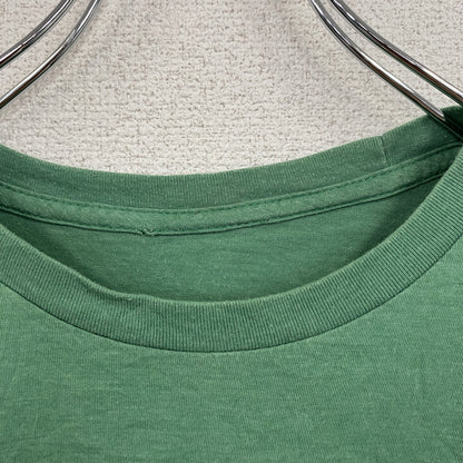 半袖プリントTシャツ　5連プリント　フェード　ワニ　緑　グリーン