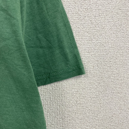 半袖プリントTシャツ　5連プリント　フェード　ワニ　緑　グリーン