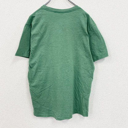 半袖プリントTシャツ　5連プリント　フェード　ワニ　緑　グリーン