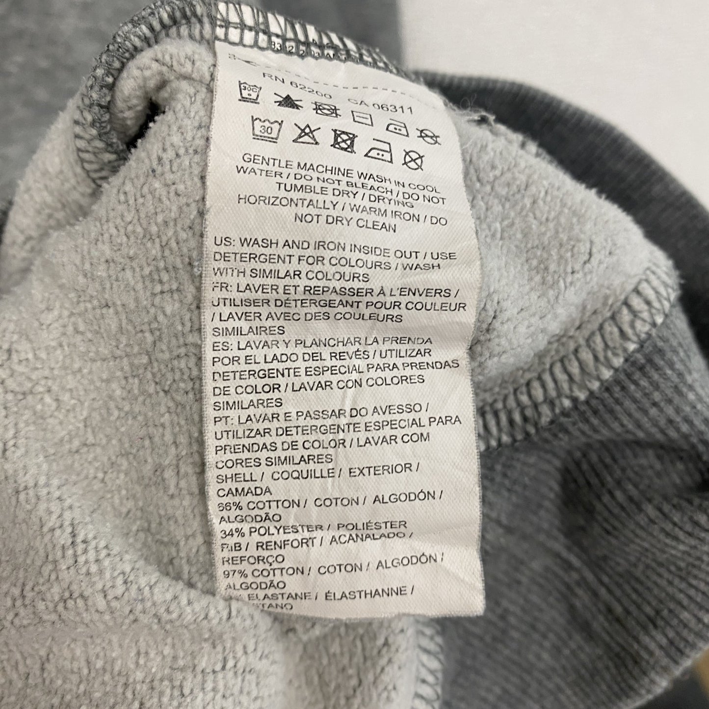 PUMA　プーマ　スウェット/トレーナー　デカロゴ　クルーネック　灰色　グレー　Lサイズ