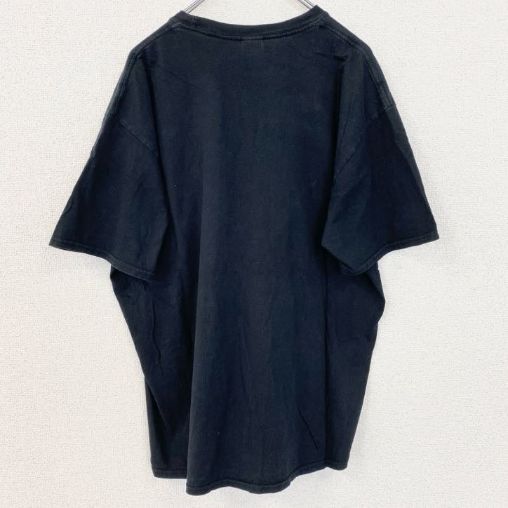 古着 used　GILDAN　ギルダン　半袖プリントTシャツ　バットマン　BATMAN　レトロ　クルーネック　黒　ブラック　XL