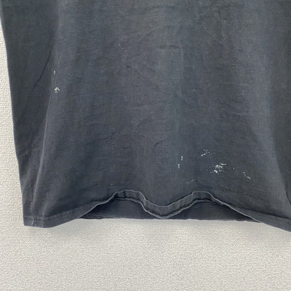 BEEFY-T　半袖Tシャツ　刺繍ロゴ　ワンポイント　Hanes　黒　ブラック　Mサイズ