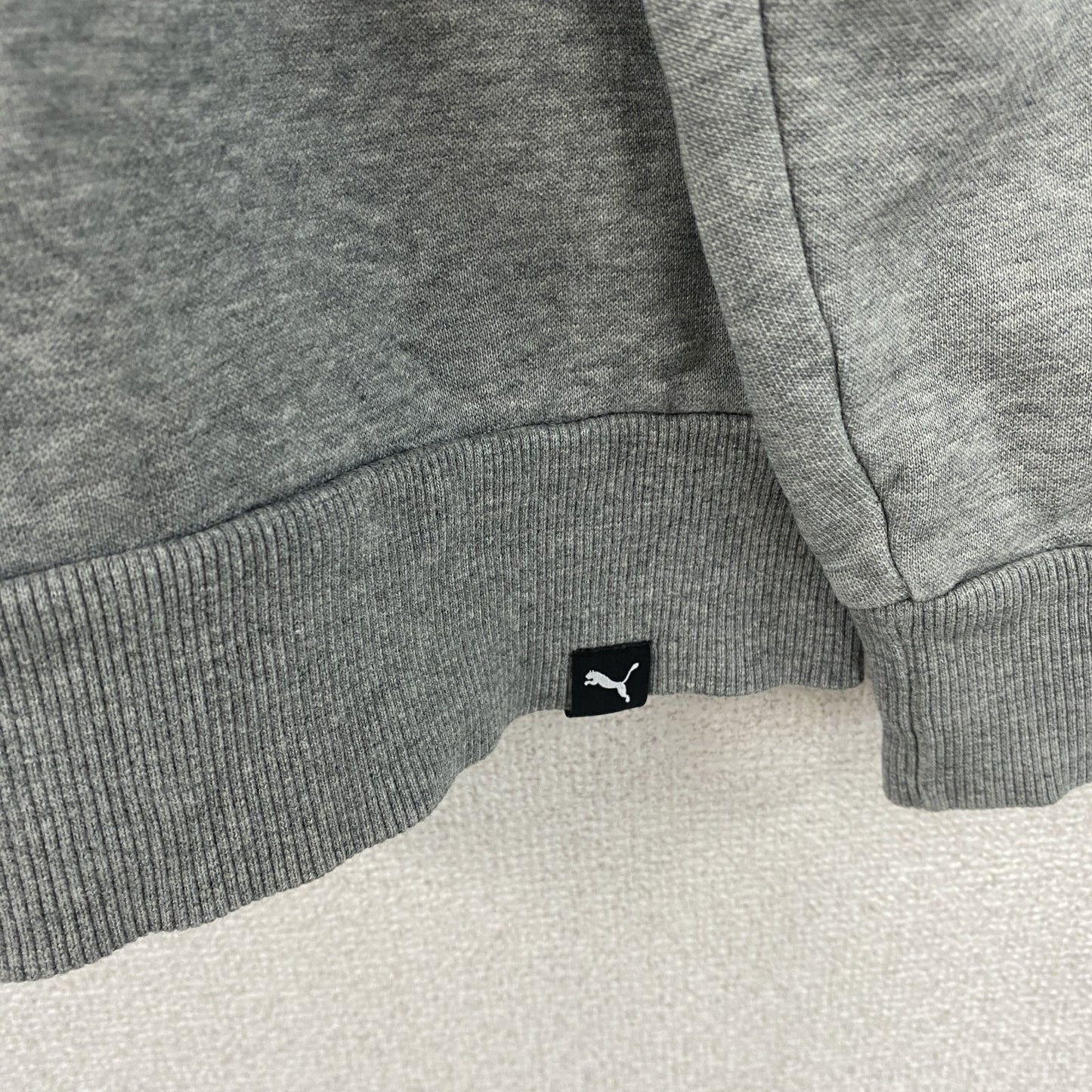 PUMA　プーマ　スウェット/トレーナー　デカロゴ　クルーネック　灰色　グレー　Lサイズ