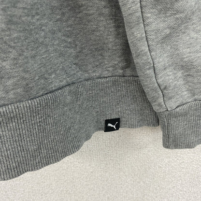 PUMA　プーマ　スウェット/トレーナー　デカロゴ　クルーネック　灰色　グレー　Lサイズ
