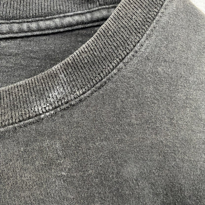 BEEFY-T　半袖Tシャツ　刺繍ロゴ　ワンポイント　Hanes　黒　ブラック　Mサイズ