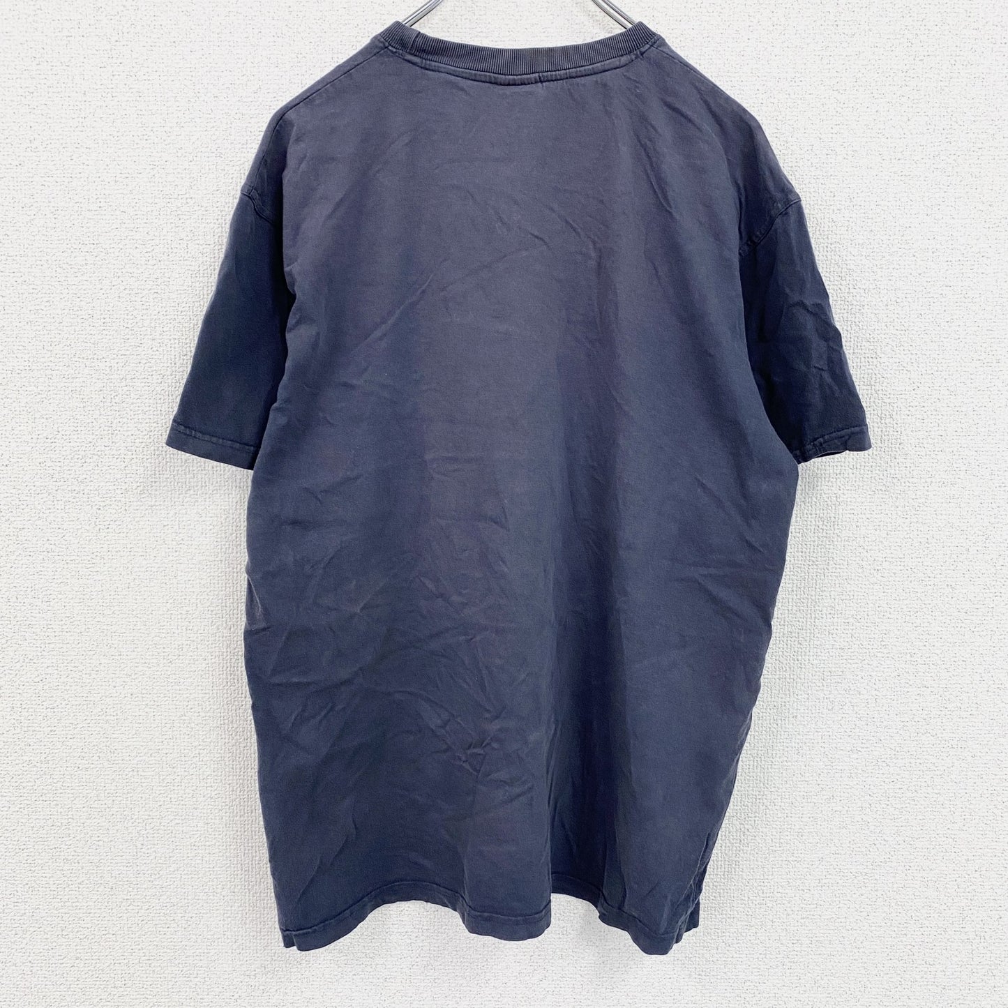 RUSSELL ATHLETIC　半袖プリントTシャツ　紺　ネイビー　Mサイズ