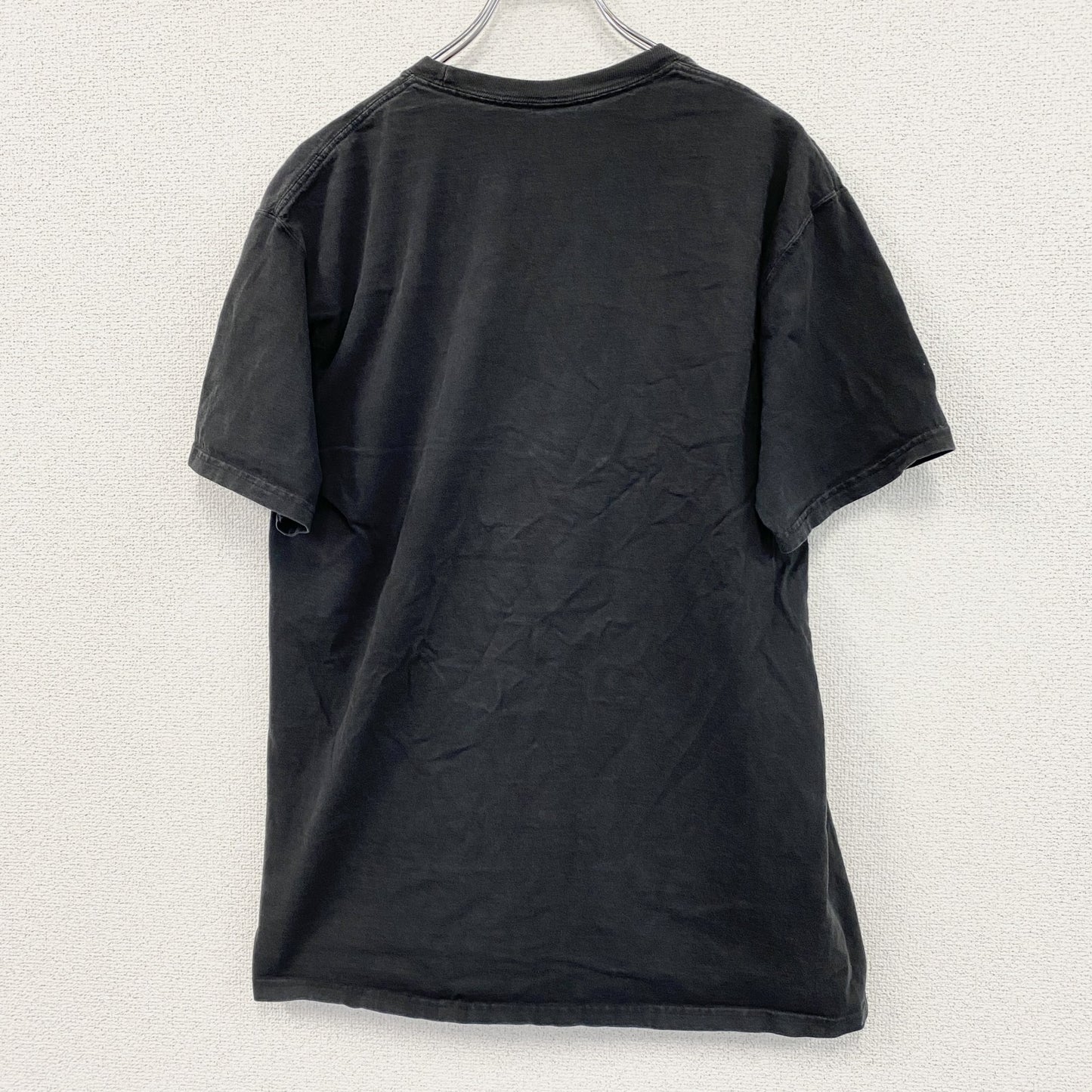 BEEFY-T　半袖Tシャツ　刺繍ロゴ　ワンポイント　Hanes　黒　ブラック　Mサイズ