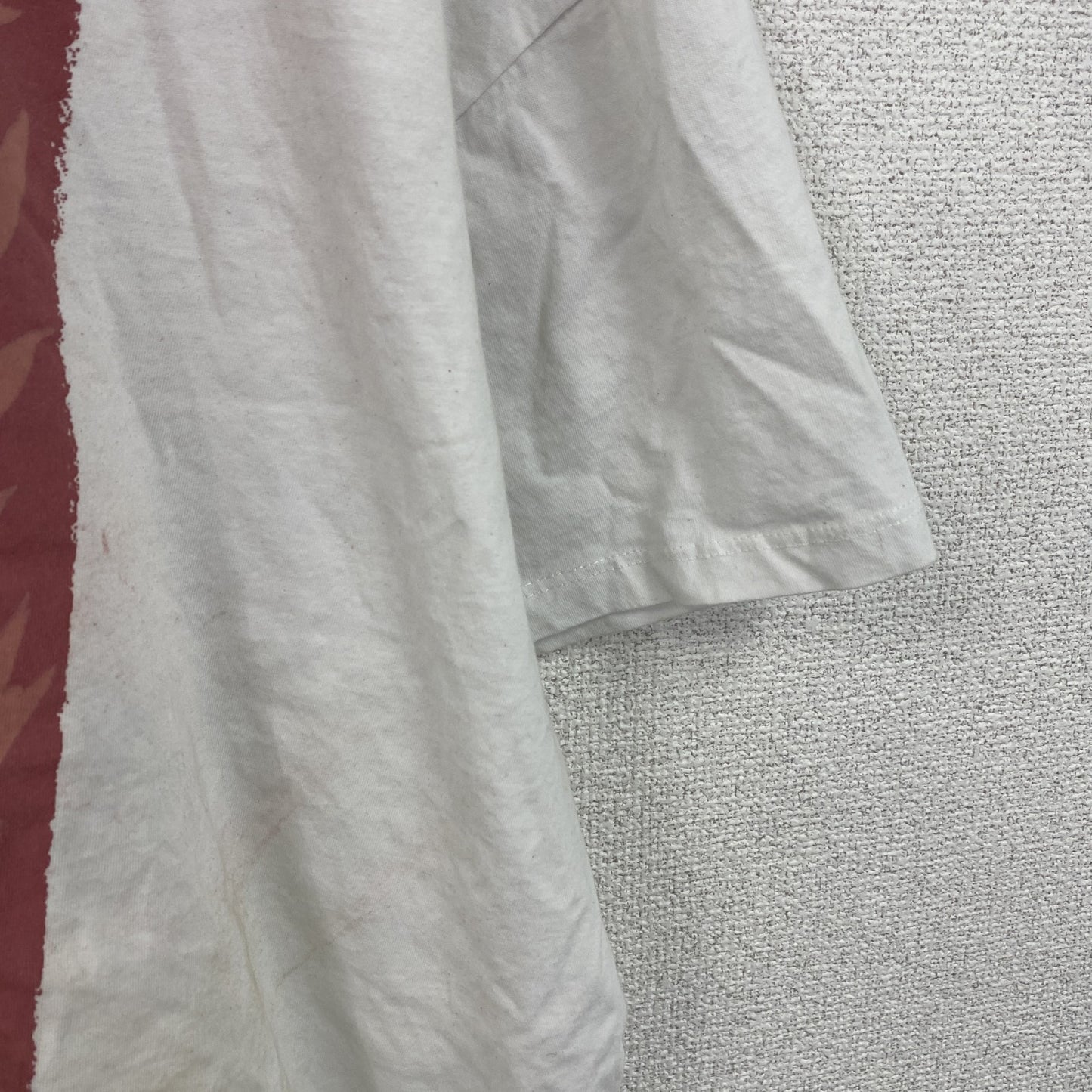Tu　半袖プリントイラストTシャツ　アニマルT　猫　白　ホワイト　26サイズ