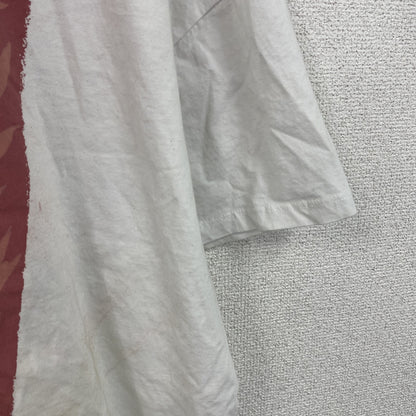 Tu　半袖プリントイラストTシャツ　アニマルT　猫　白　ホワイト　26サイズ