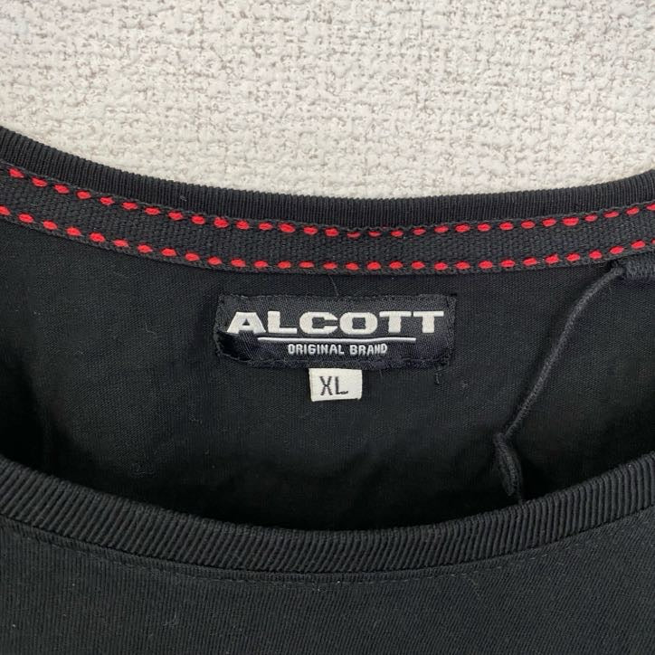 古着 used　半袖プリントTシャツ　レトロデザイン　クルーネック　イギリス　London　ビックベン　黒　ブラック　XLサイズ