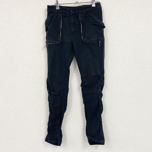 KATHARINE HAMNETT　キャサリン・ハムネット　ギミックパンツ　黒　ブラック　Sサイズ