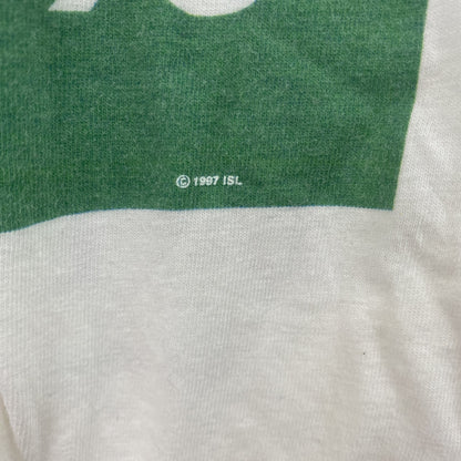 90s　FRANCE98　FIFAサッカーワールドカップ　半袖プリントTシャツ　ヴィンテージ　白　ホワイト