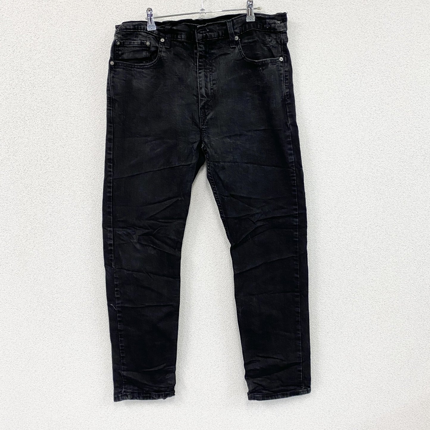 Levi’ｓ　リーバイス　502　デニムパンツ/ジーンズ　ジップフライ　黒　ブラック　W38サイズ