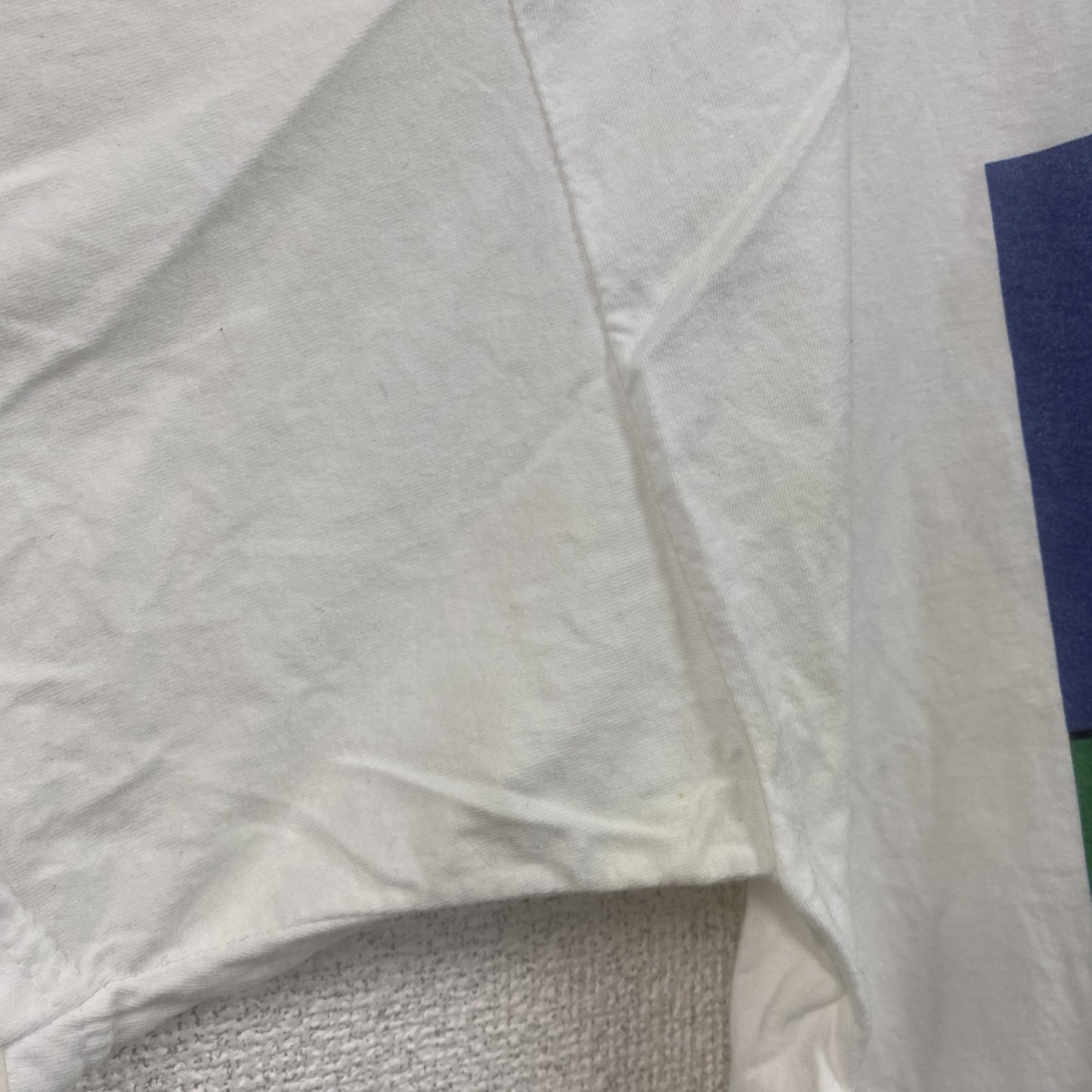 90s　FRANCE98　FIFAサッカーワールドカップ　半袖プリントTシャツ　ヴィンテージ　白　ホワイト