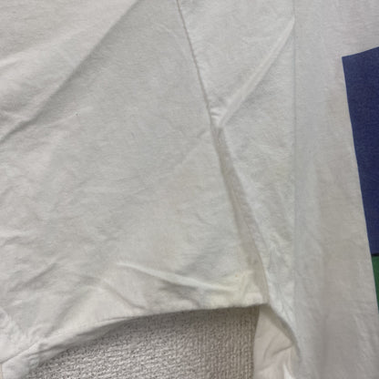 90s　FRANCE98　FIFAサッカーワールドカップ　半袖プリントTシャツ　ヴィンテージ　白　ホワイト