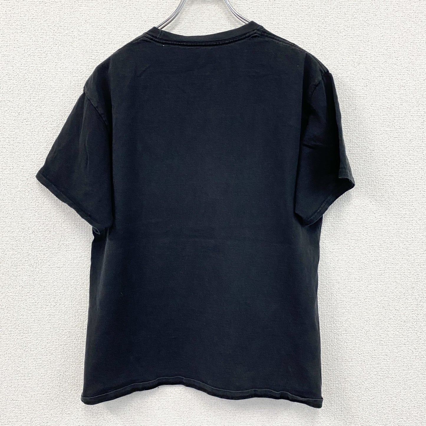 Hanes　Pure Black Nutritional facts　半袖プリントTシャツ　パロディT　栄養成分表示　黒　ブラック　Mサイズ