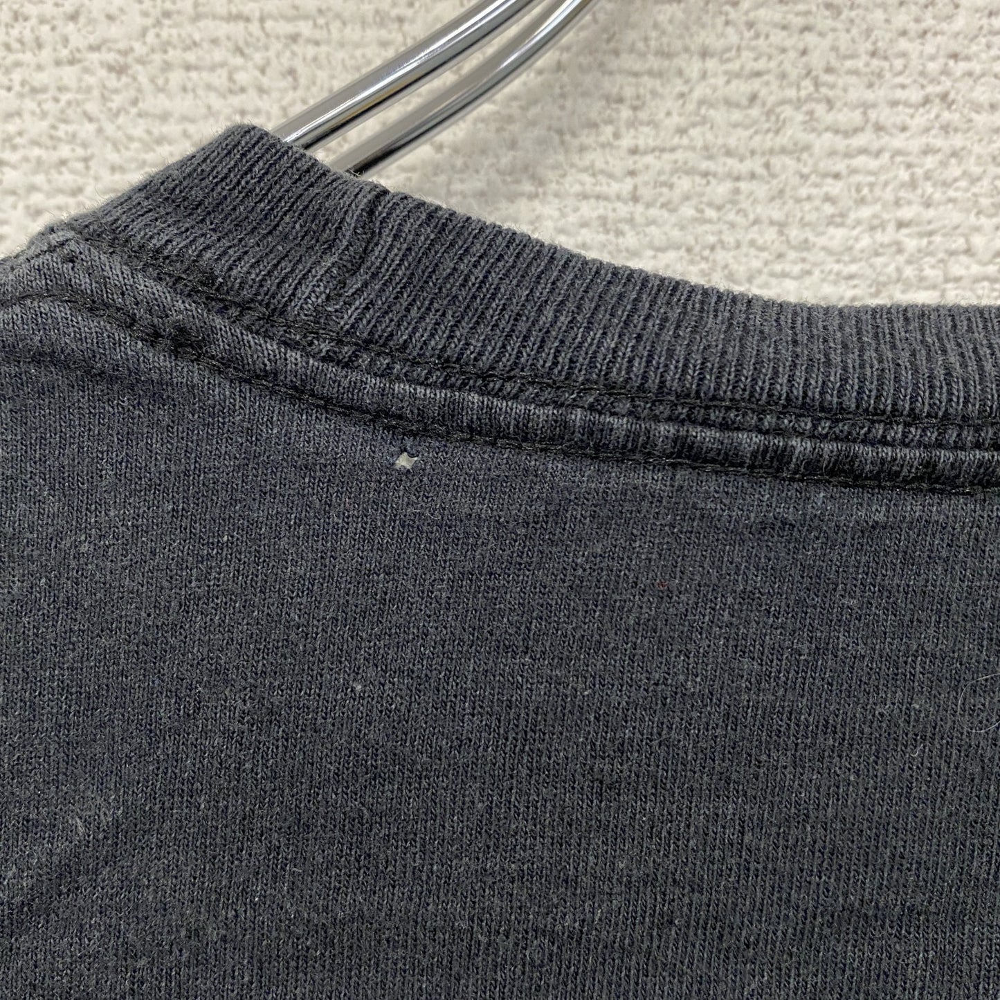 Hanes　Pure Black Nutritional facts　半袖プリントTシャツ　パロディT　栄養成分表示　黒　ブラック　Mサイズ