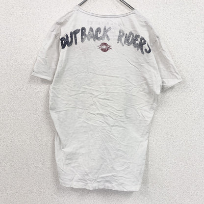 KEY LARGO　キーラーゴ　半袖プリントTシャツ　白　ホワイト　Lサイズ
