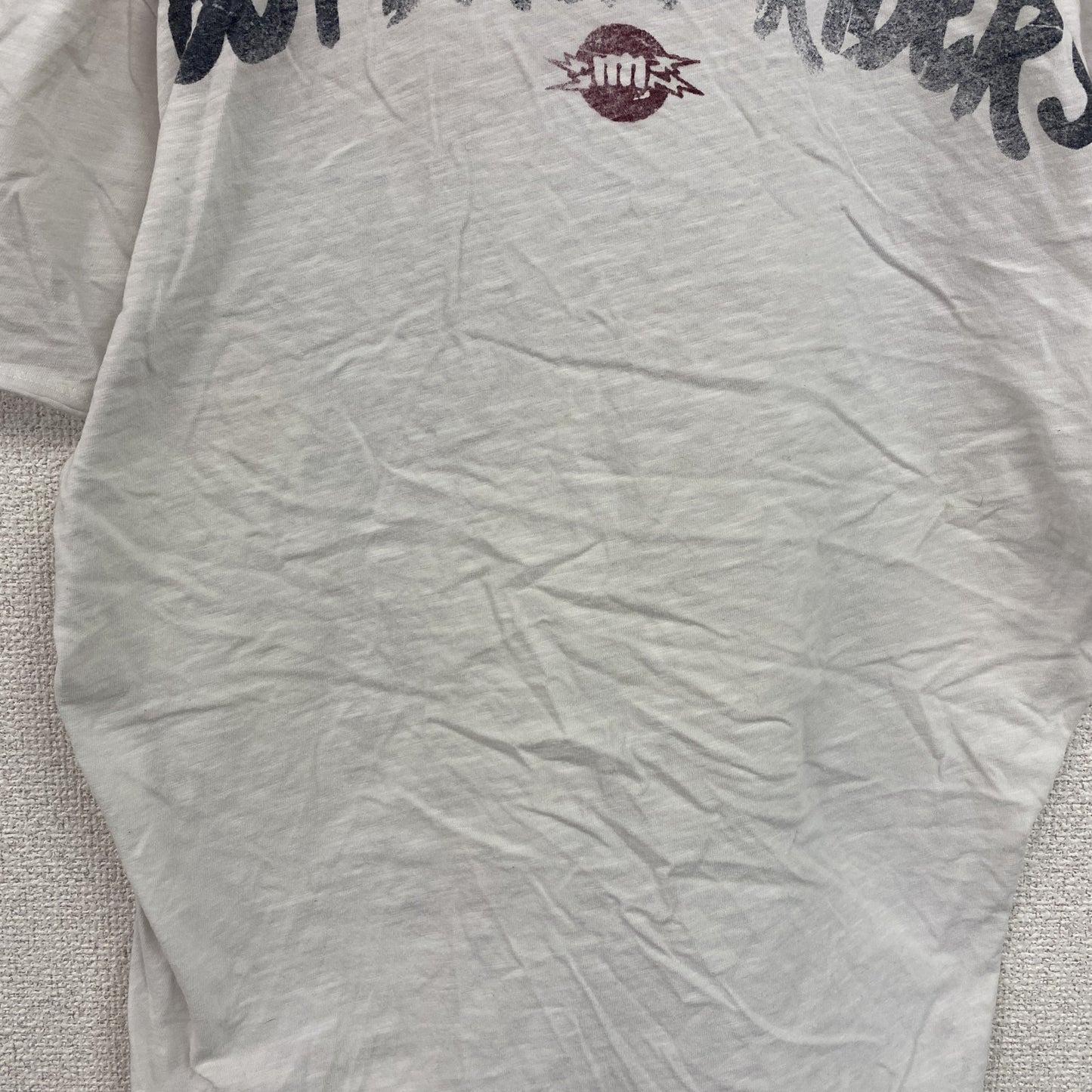 KEY LARGO　キーラーゴ　半袖プリントTシャツ　白　ホワイト　Lサイズ
