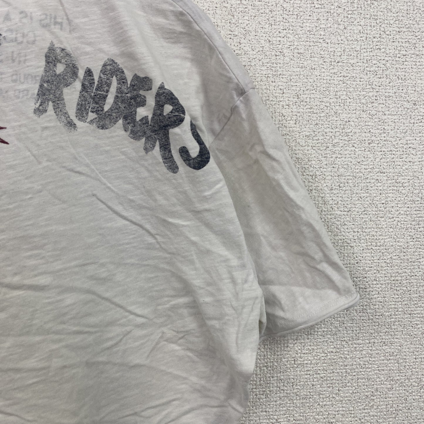 KEY LARGO　キーラーゴ　半袖プリントTシャツ　白　ホワイト　Lサイズ